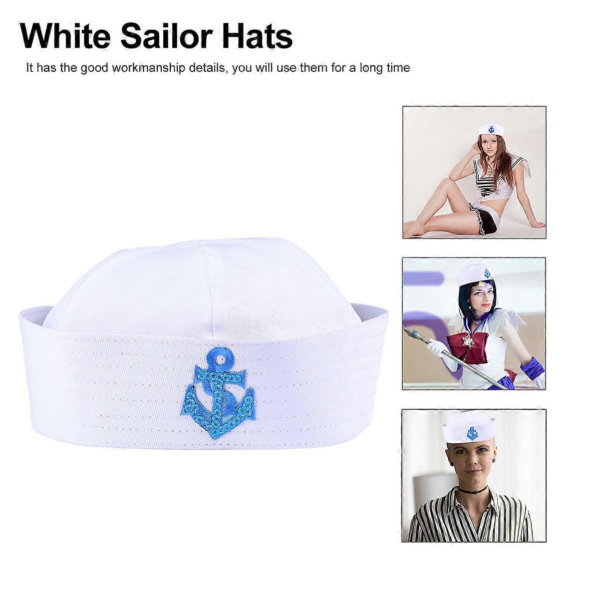 Sailor Party Hat 1 Pc 58CM Simple Navy Style Costume Accessory Designed For Adults Suitable For Party Events