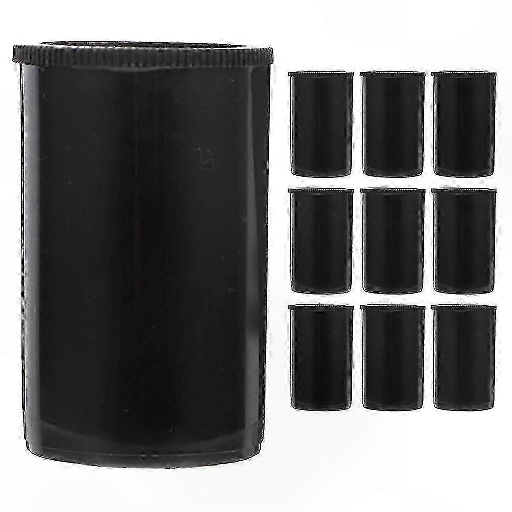 10-Pack Plastic Storage Containers with Lids for Film Rolls