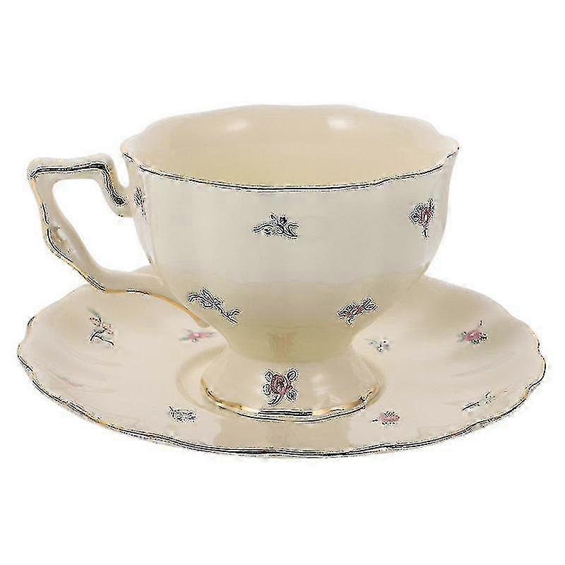 2025 1set Kitchen Tableware,Retro European Coffee Cup Set