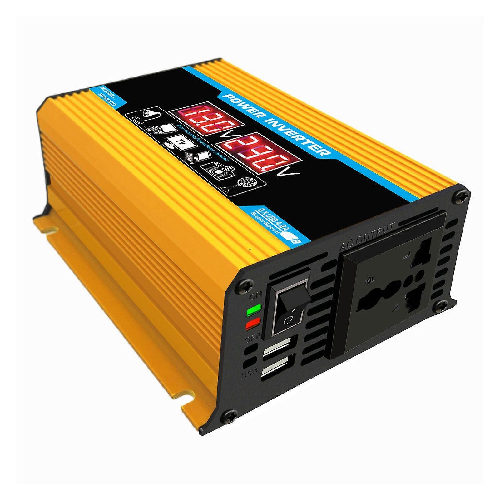 300W Modified Sine Wave Inverter DC 12V to AC with LCD Screen