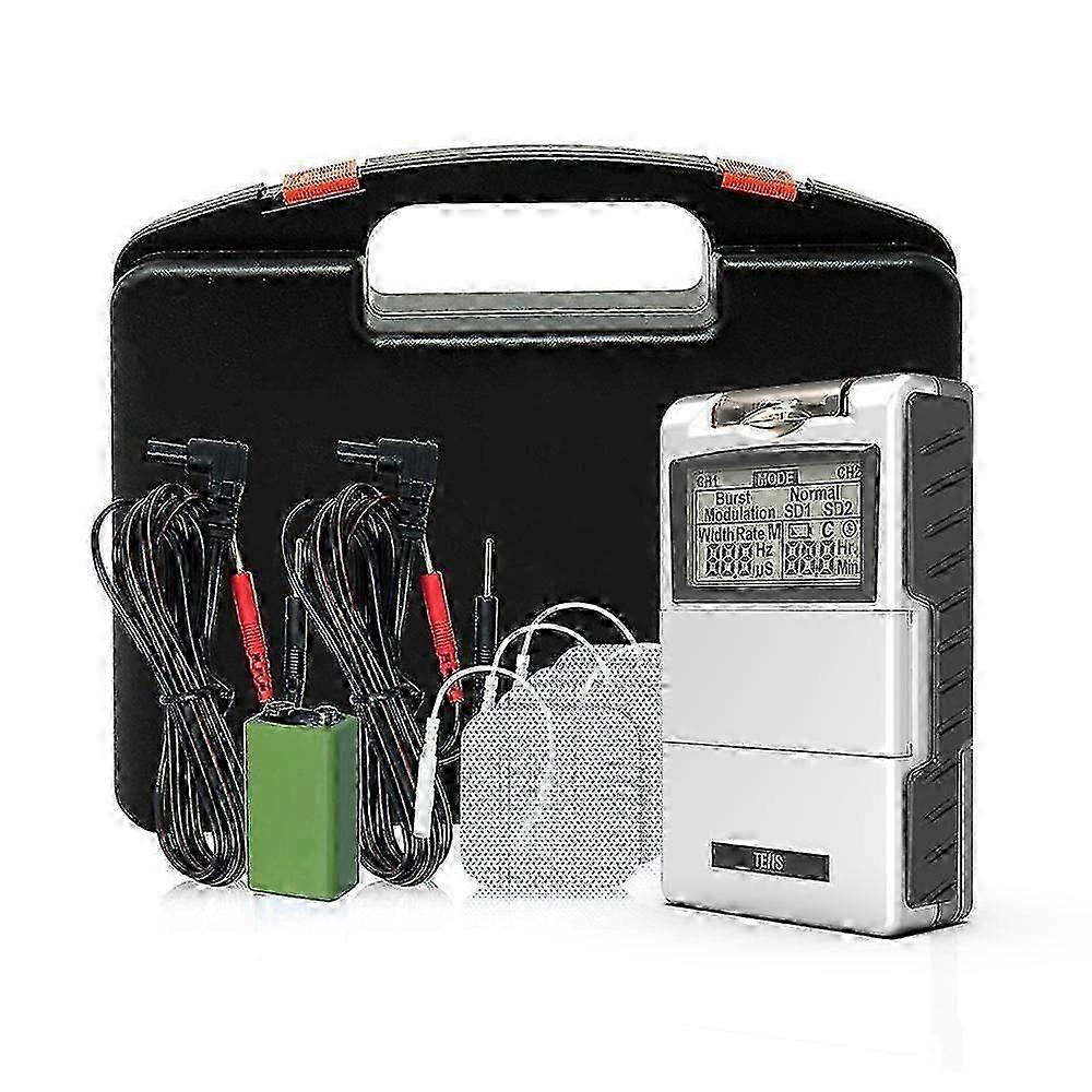 Tens 7000 Digital Tens Device With Accessories Muscle Stimulator EMS Therapy Pain Relief Muscle Recovery Electrotherapy Device