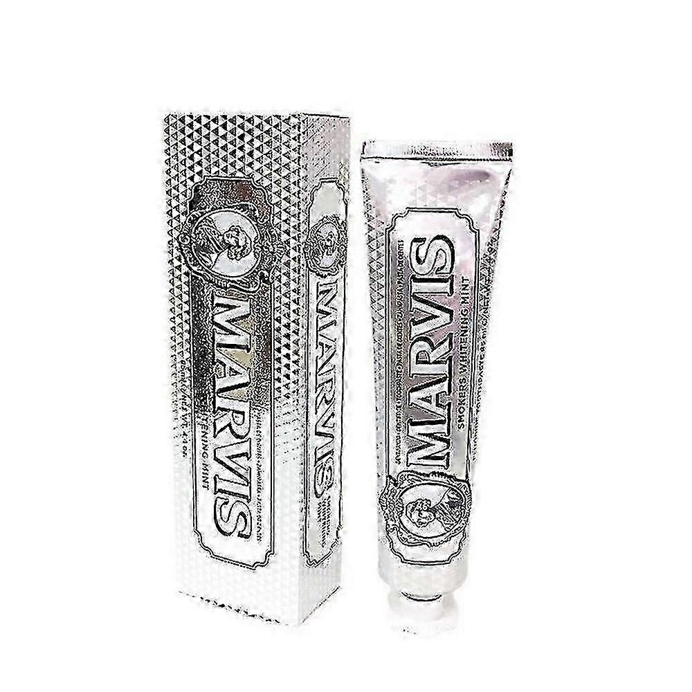 suitable for teeth whitening, 85ml mint toothpaste extra white breath freshener color corrector purple