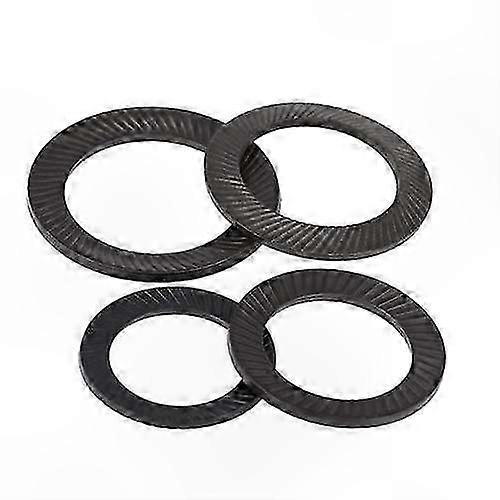 5PCS Steel Lock Washers with Double Face Teeth, Inner Diameter M30