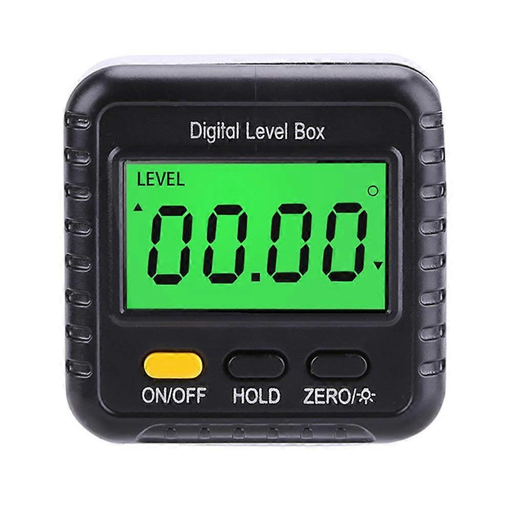 360 Degree Digital Inclinometer Level Box Gauge Protractor Base Angle Meter Small Electronic Protractor No Spirit Bubble