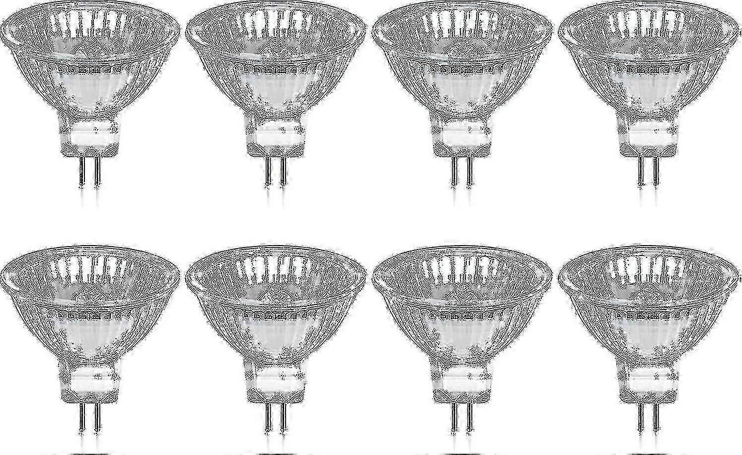 35w 12v halogen bulbs MR16 GU5.3 dimmable 8-pack