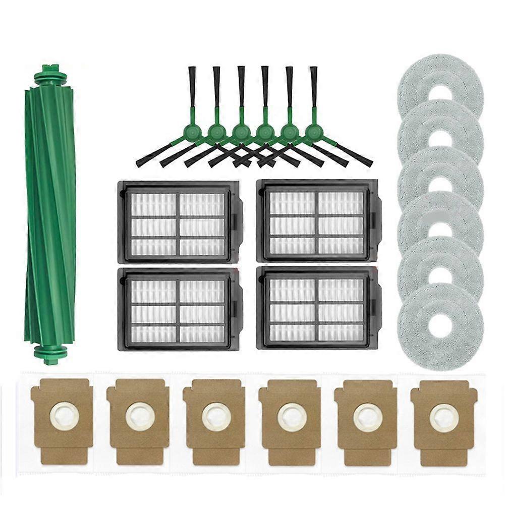 For Plus 405 Combo / 505 Combo Parts Main Side Brush Hepa Filter Mop Cloth Dust Bag Accessories