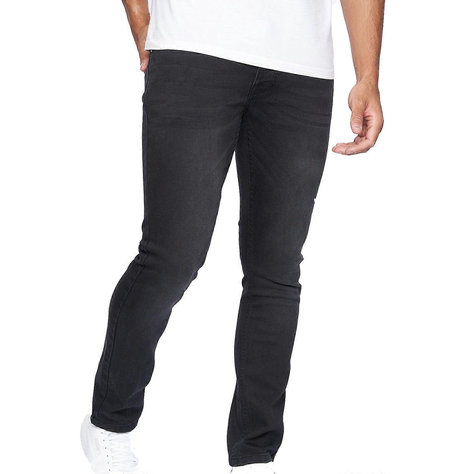 Crosshatch Buraca Slim Fit Jeans Black Wash