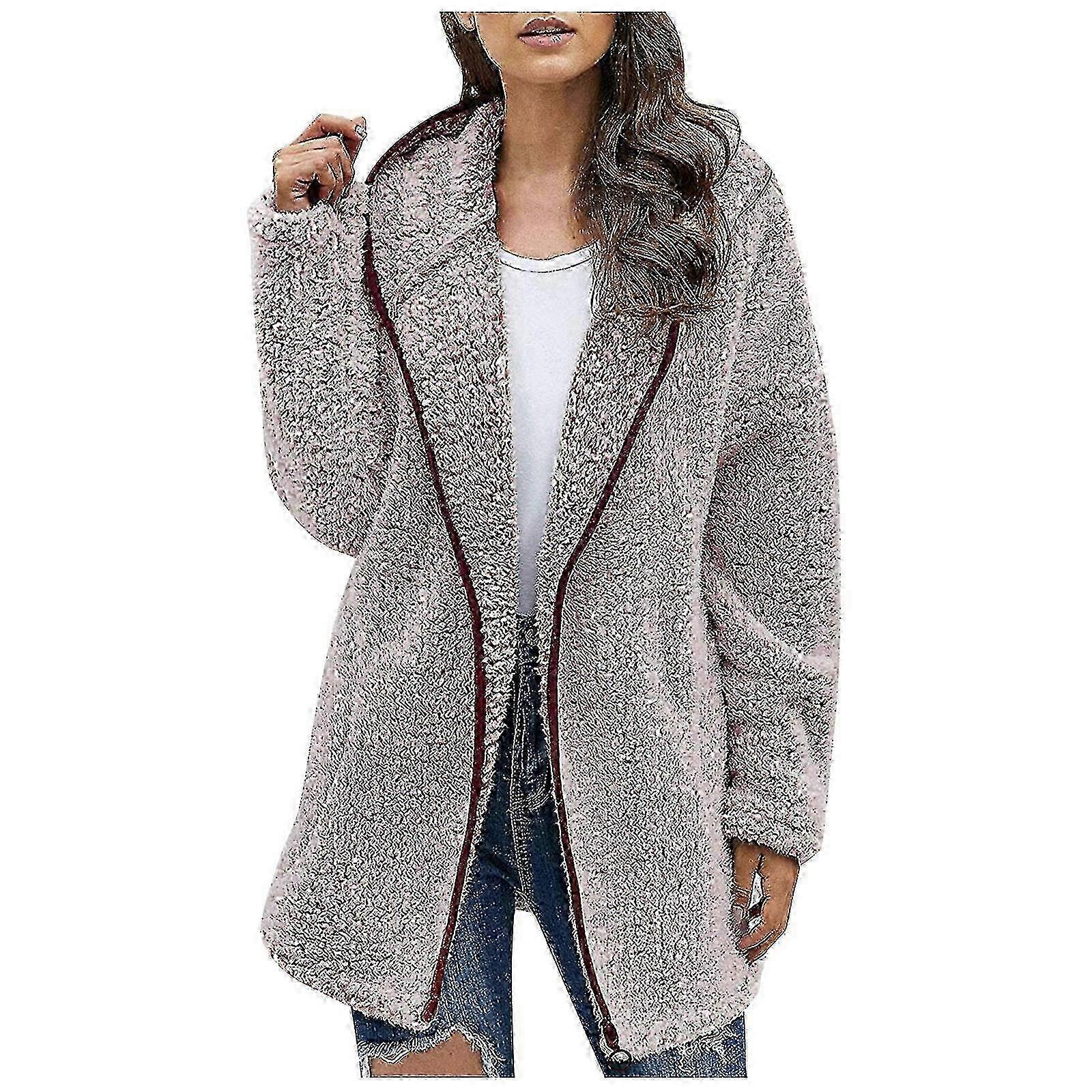 Women's Wool Winter Coat Longline Thickened Warm Overcoat 2025