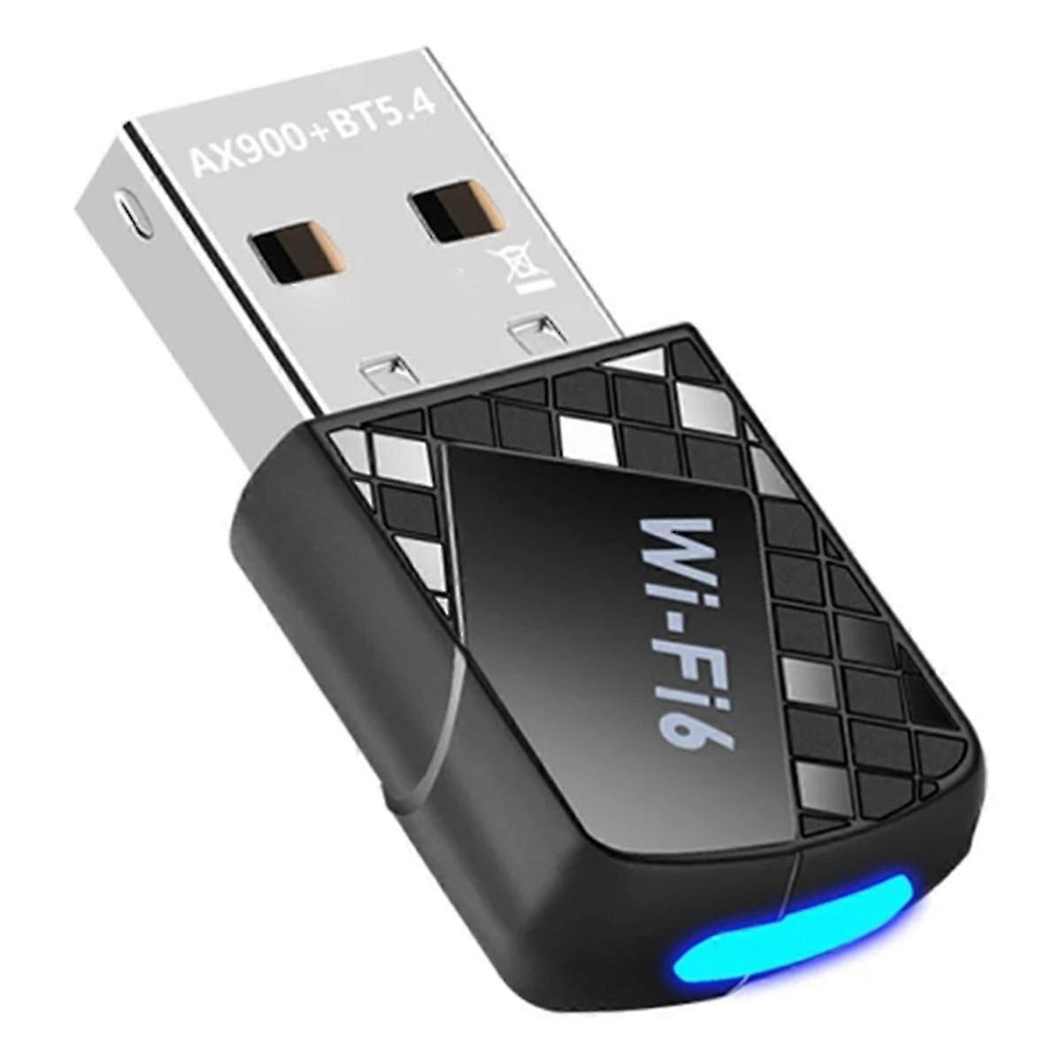 AX900 USB WiFi 6 Bluetooth 5.4 Adapter 2in1 Dongle Dual Band 2.4G&5GHz Network Wireless Receiver DRI