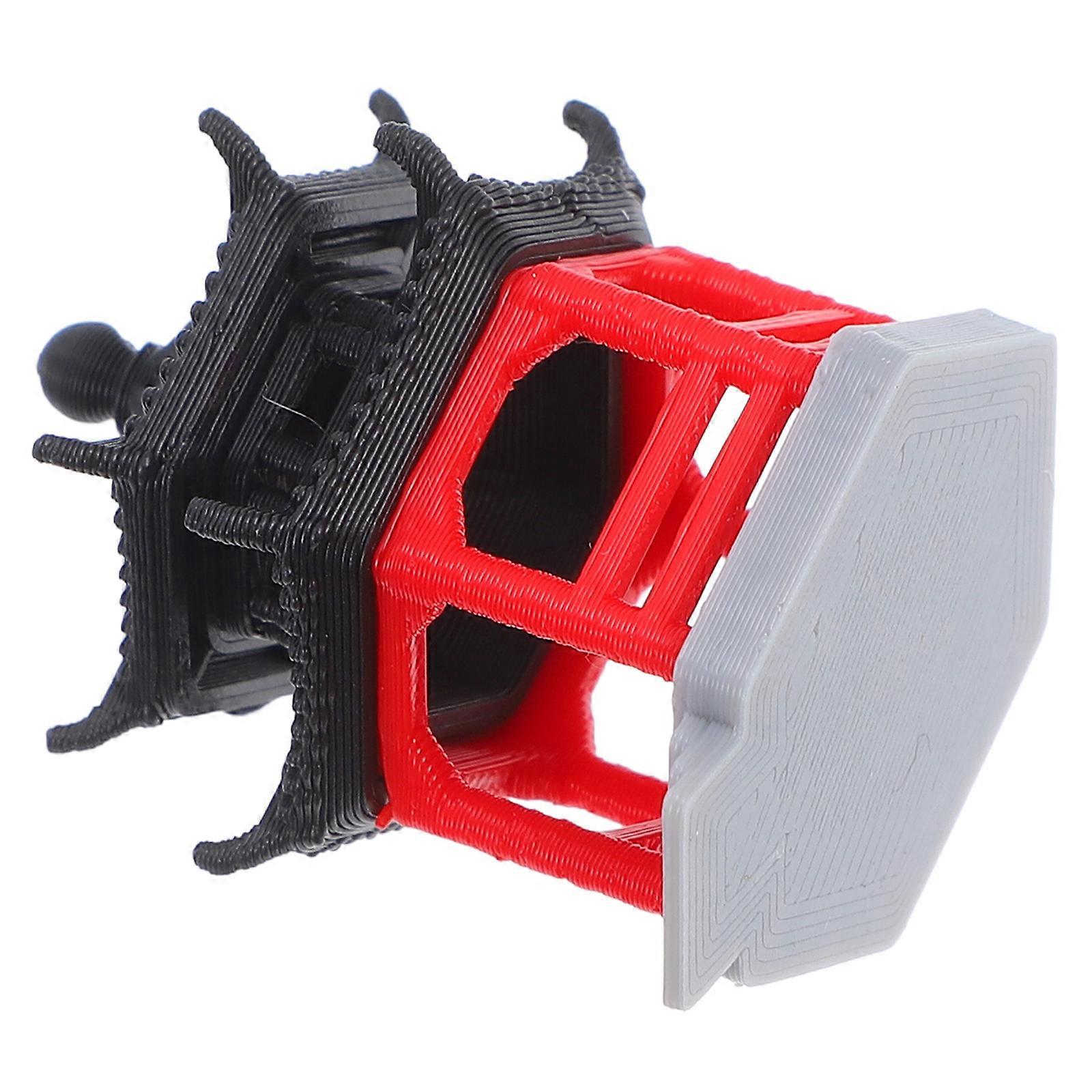 Miniature Hexagon Pavilion Statue for Fish Tank Decoration Multi Color