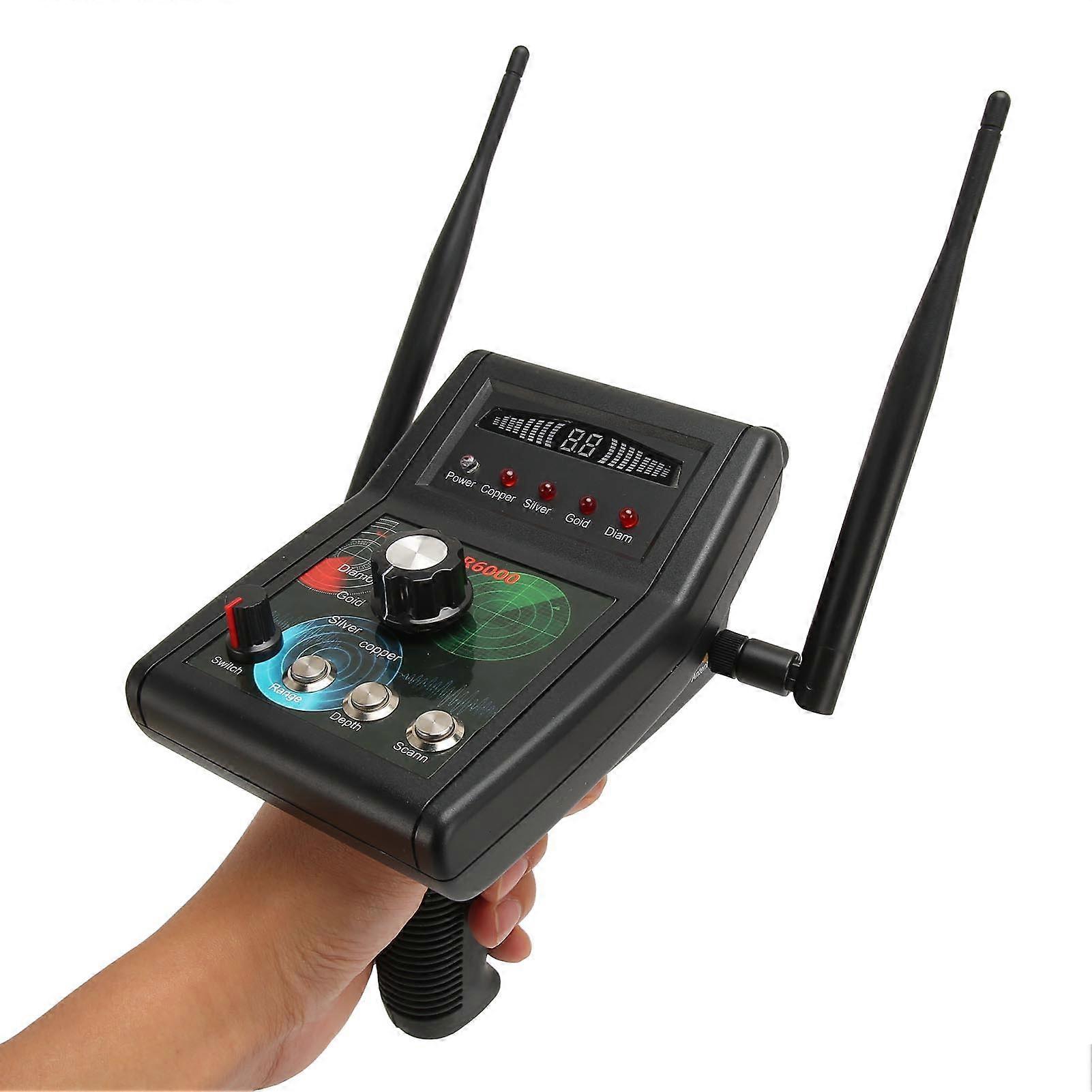 Metal Detector with Display 15m Depth 1000m Range UK Plug