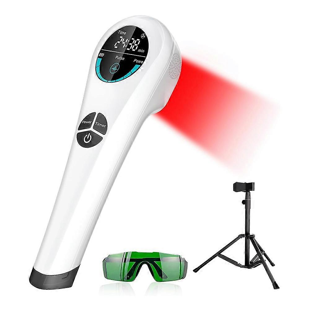 Handheld-Infrarot-Rotlicht-Therapiestab mit Ständer