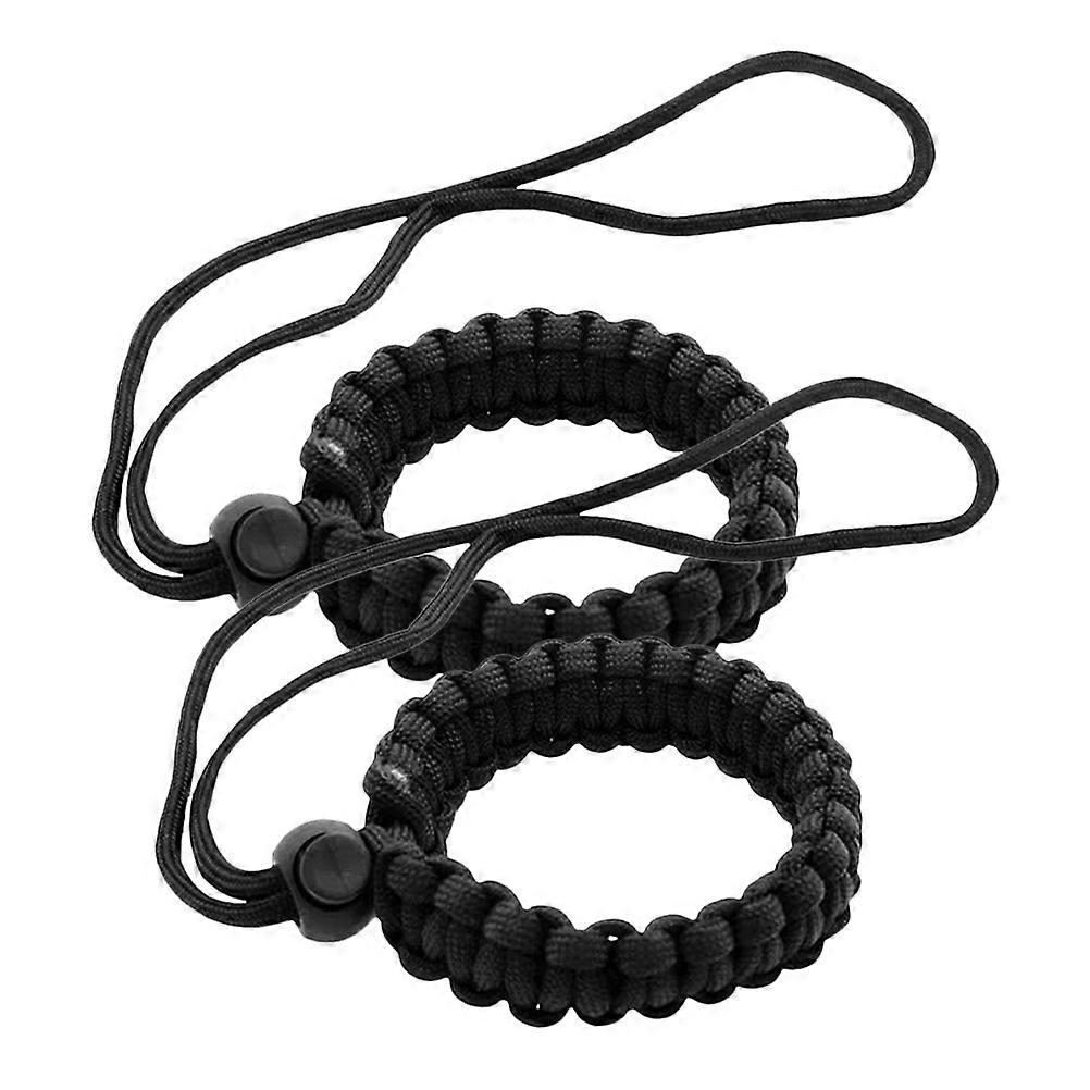 Adjustable Camera Wrist Strap 8Pcs Black Woven Camera Hand Strap for Photographers