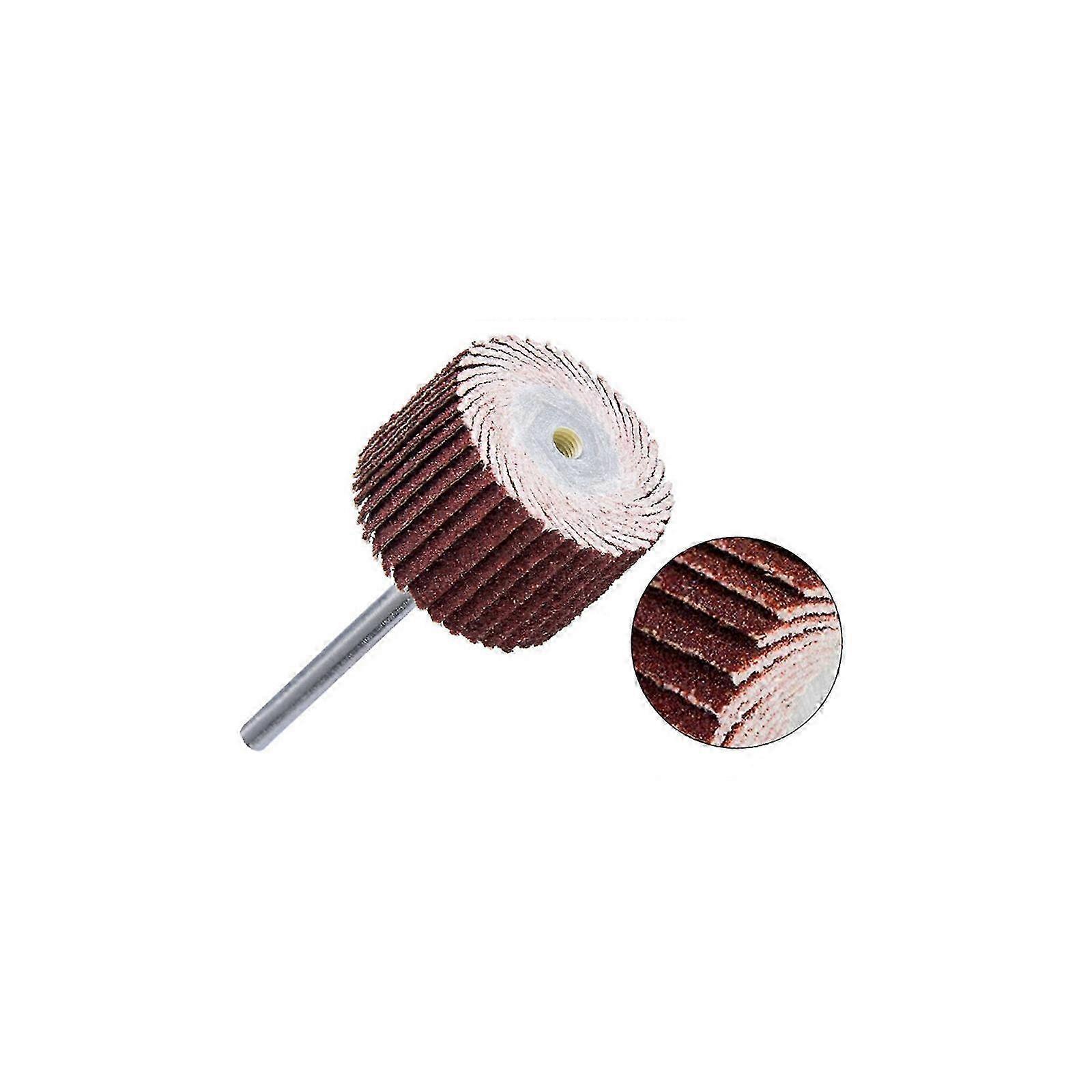 Aleekitsanding Flap Set With 3mm Shank Grinding Wheel Head Sander Abrasive Tool Sandpaper Rust Removal For Dremel Rotary