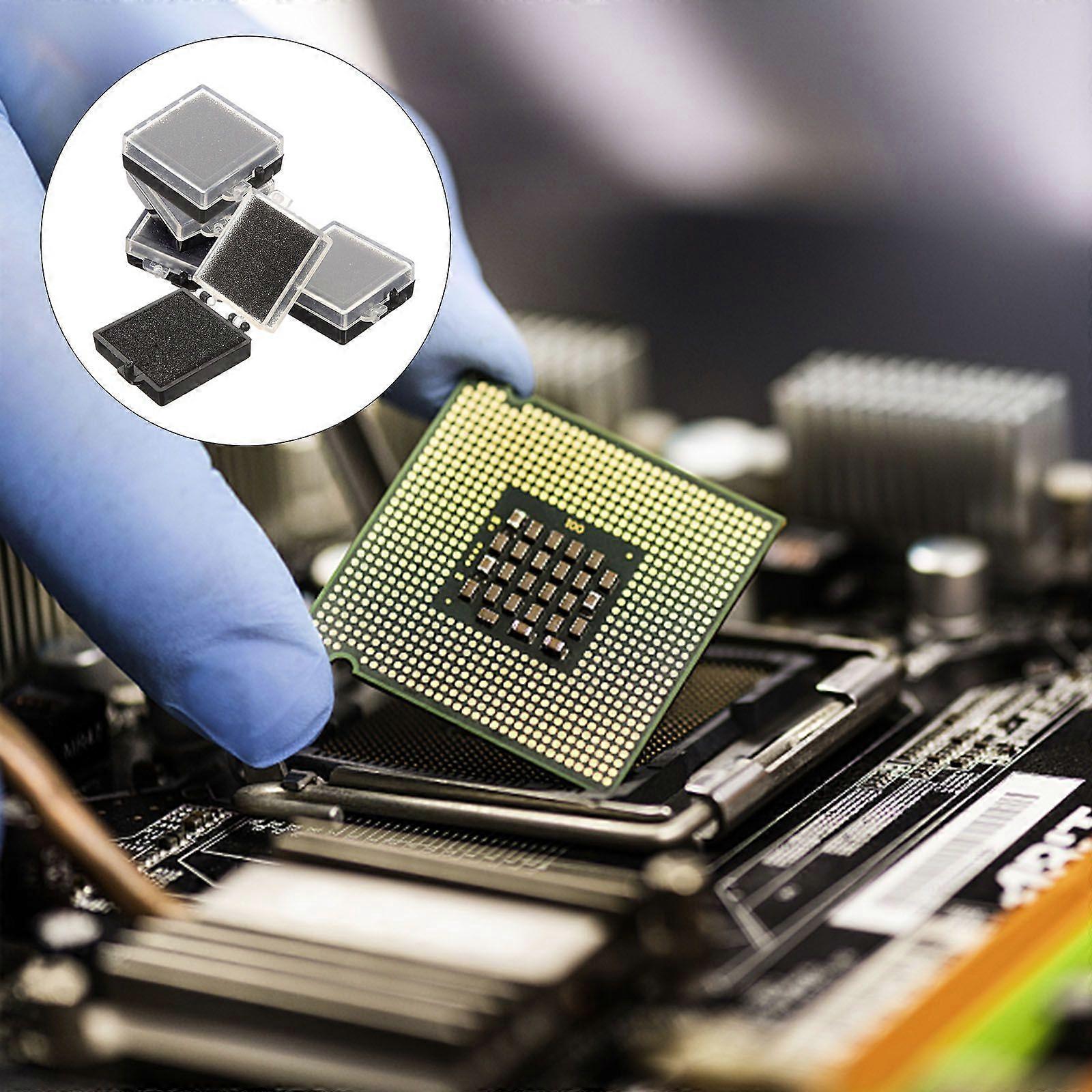 5pcs  Anti-static Box Chip Case Electronic Component Organizer Chip Container