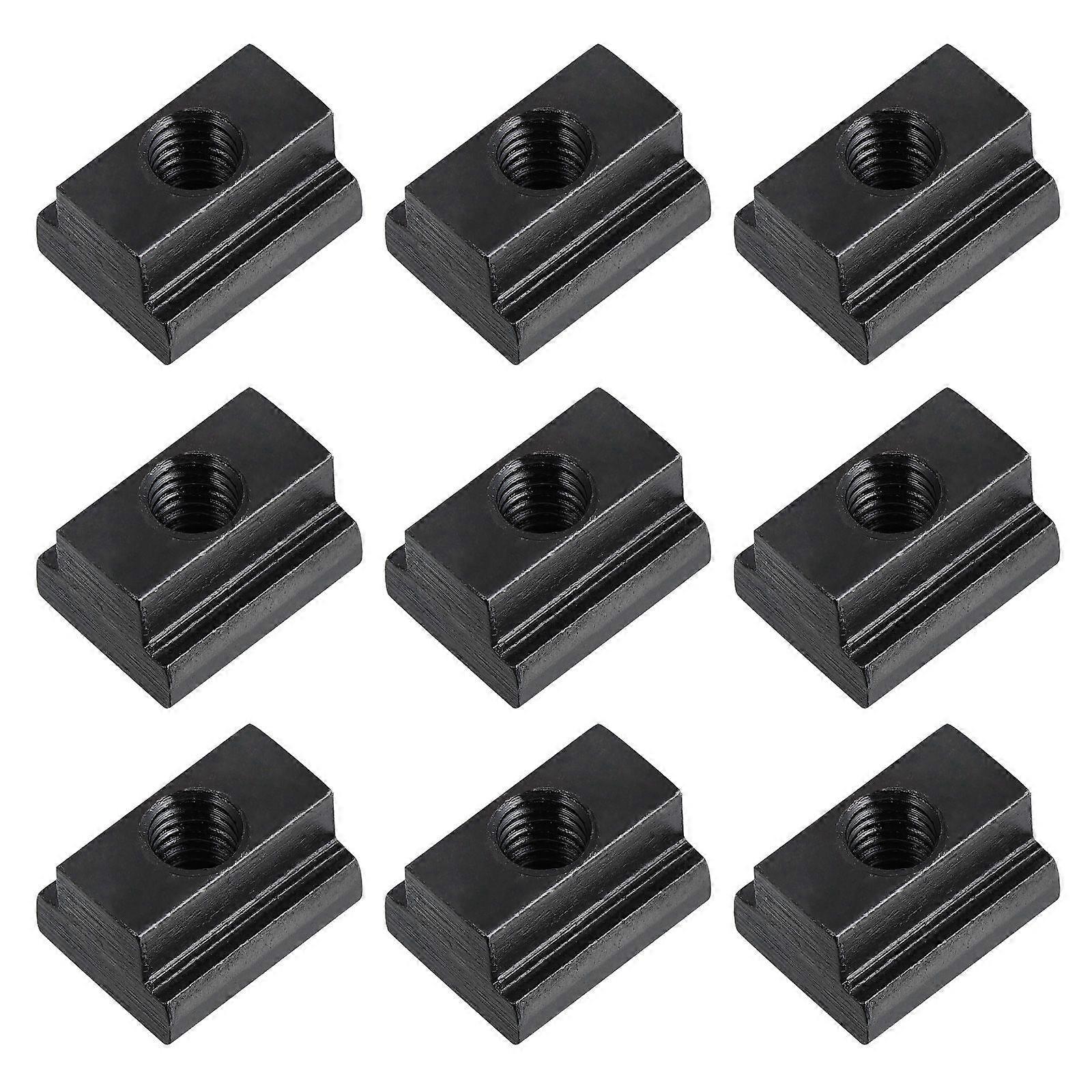 10 stücke M8 T-Slot Muttern T Gleitmutter Block Slots Carbon Stahl Muttern für Lkw