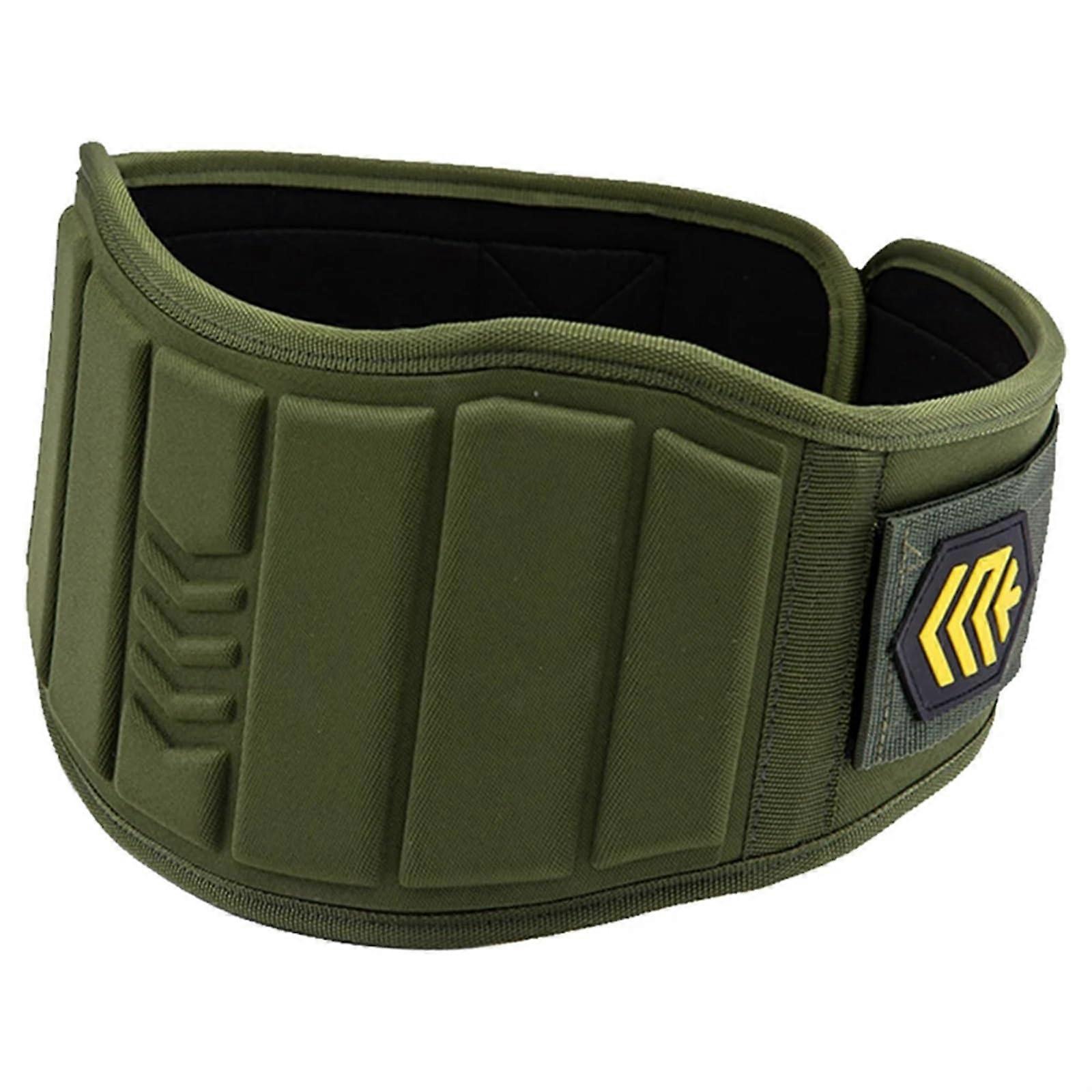 Weight Lifting Belt EVA Material Adjustable Powerlifting Waist Belt Size Small Green For Men Women