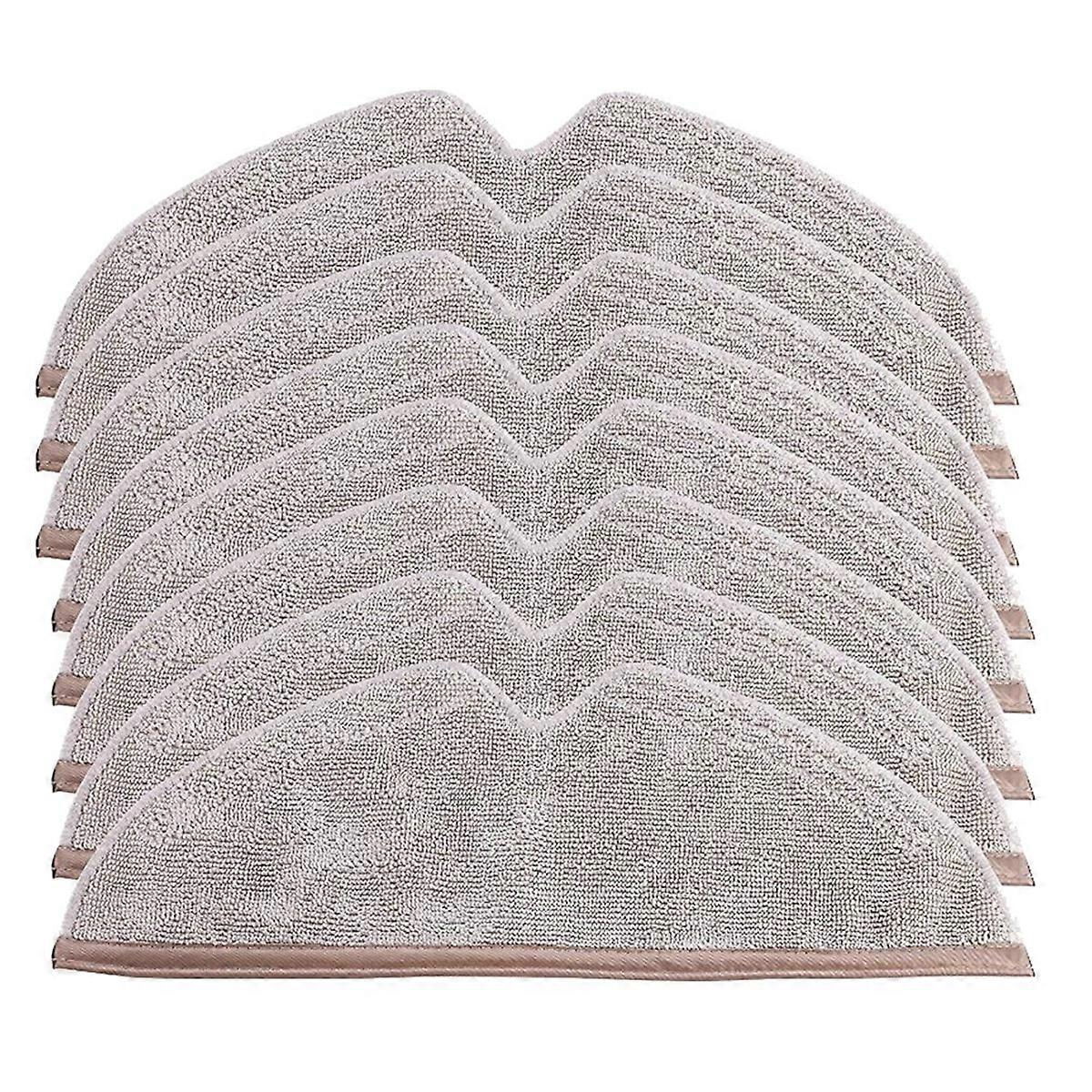 8PCS Replacement Spare Microfiber Mop Cloth Pad for Q8 S5 Max, Q5 Pro, E4, E5, S5, S6, S6 Pure MaxV, Q5