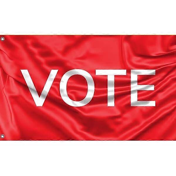 Red Vote Flag FG305
