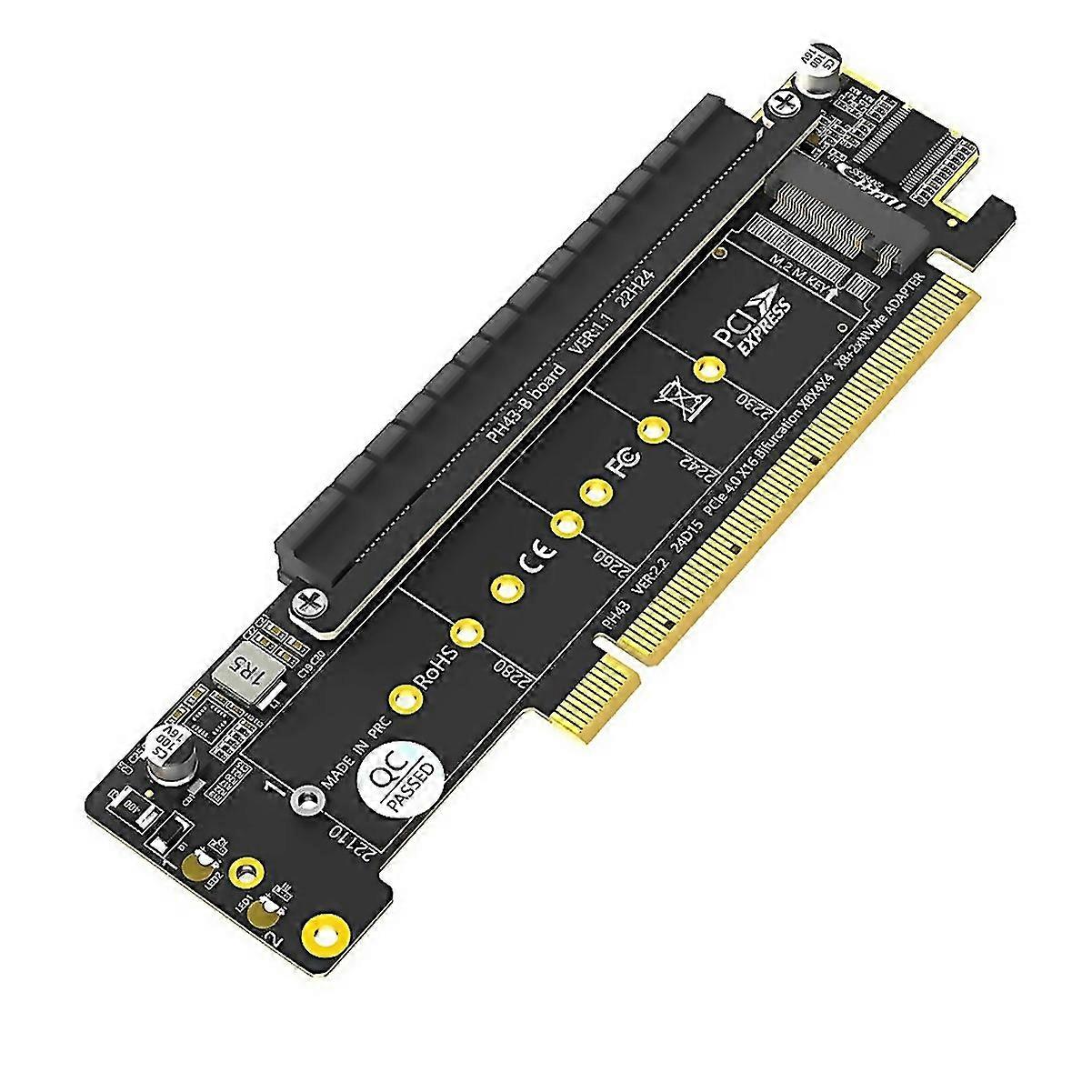 For Dual Nvme Pcie Adapter For M2 Nvme Ssd Adapter
