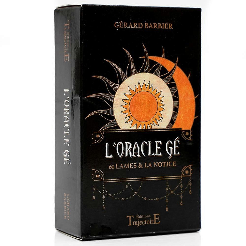 Fran?ais Oracle G�� 61 blats & The Notice of The French Tarot Divin This Divinatory Game with Simple and Elocent Graphics Con