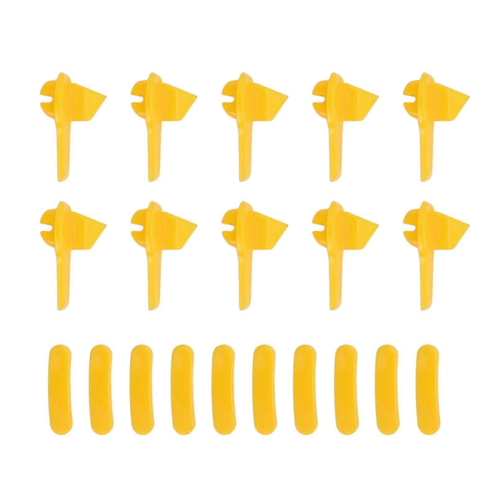 10 Sets Tire Demount Head Enhanced Efficiency Wearproof Tire Changer Mount Duck Head Insert Rim Protector for Tire Changer