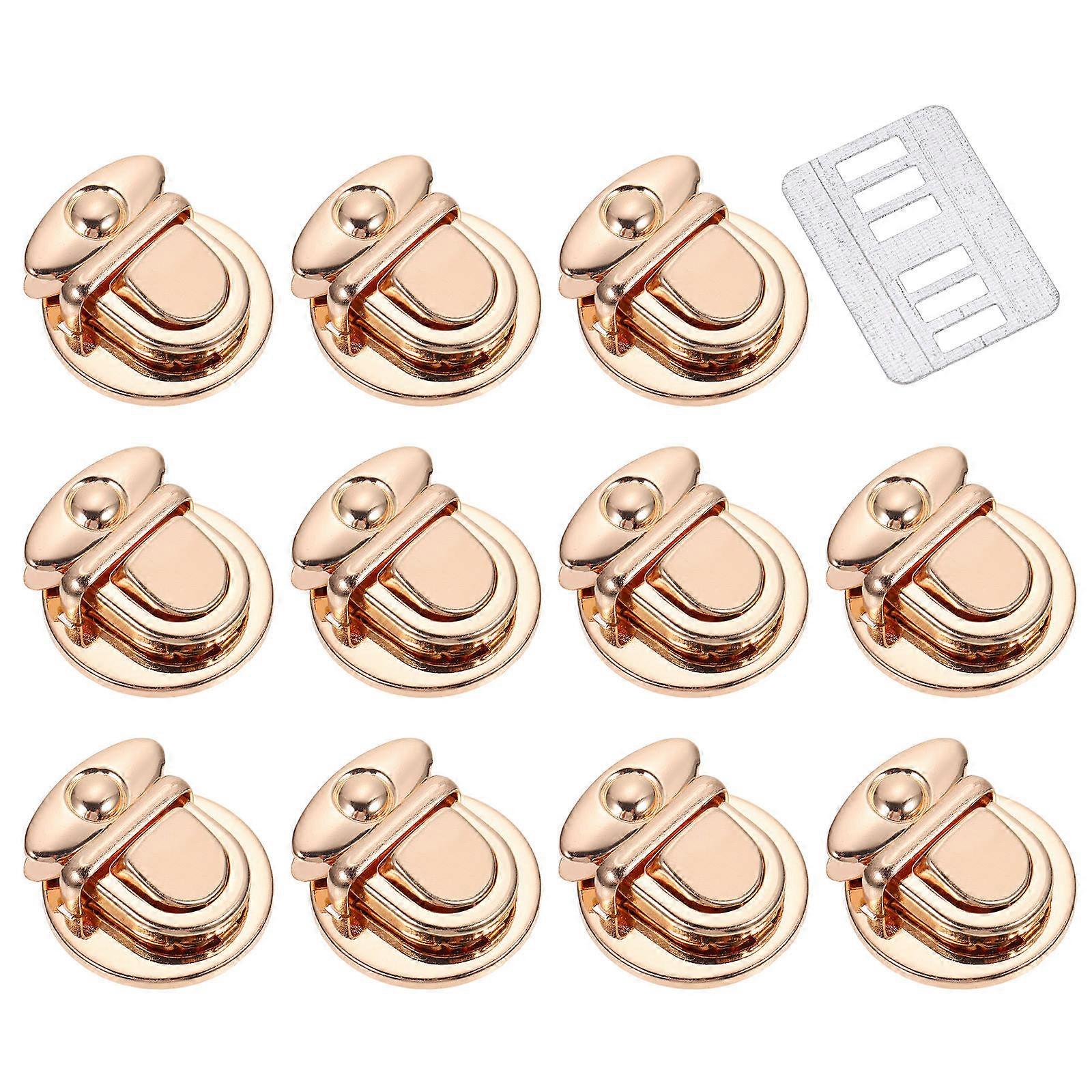 Bag Buckle Locks Iron Material for DIY Handbag Making 10Pcs