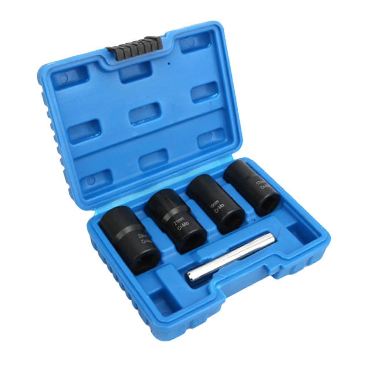 Damaged Bolt Nut Remover Kit Nut Extractor Set Durable Socket Tool For Mechanics 1 Set Compatible With Stubborn Bolts