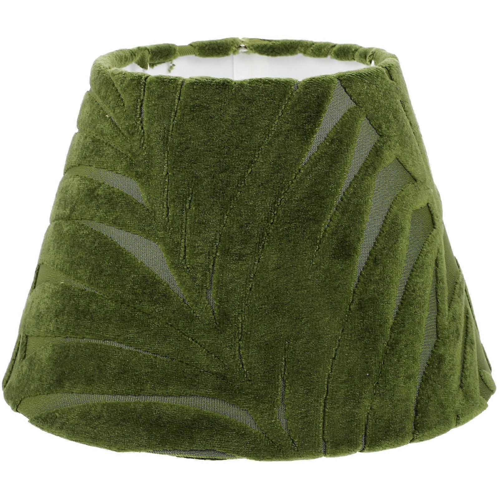 Decorative Lamp Shades Fabric Table Lamp Shade for Decor 3Pcs Green