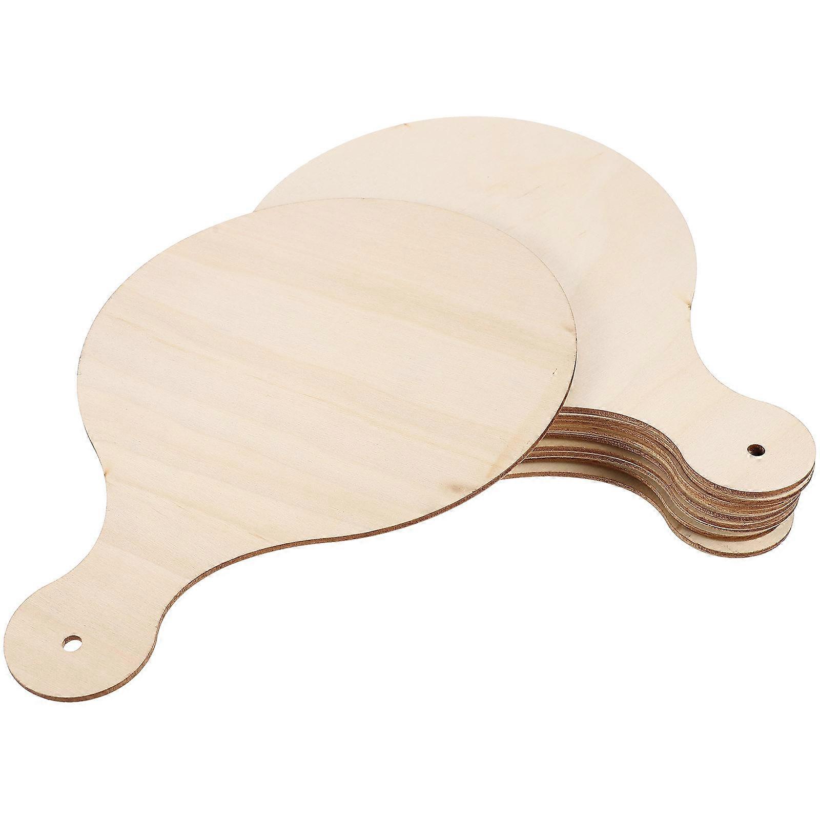 30 Pcs Khaki DIY Design Round Wooden Cutting Board Used As Chopping Board Or Serving Tray Perfect For Baking And Gifting