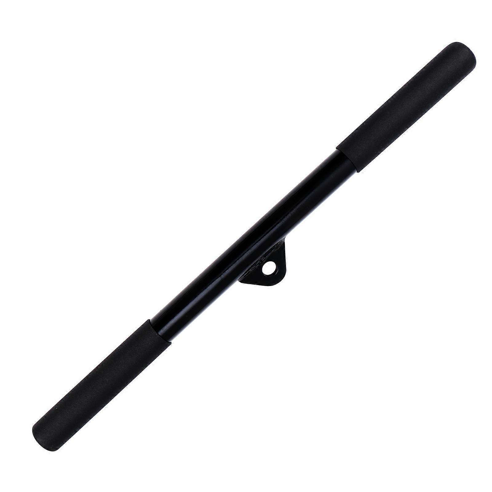 Long Bar Bicep Pull Down Bar For Fitness Training In Home Gym And Gym 20.5X1.2X1.2In Black 1Pack