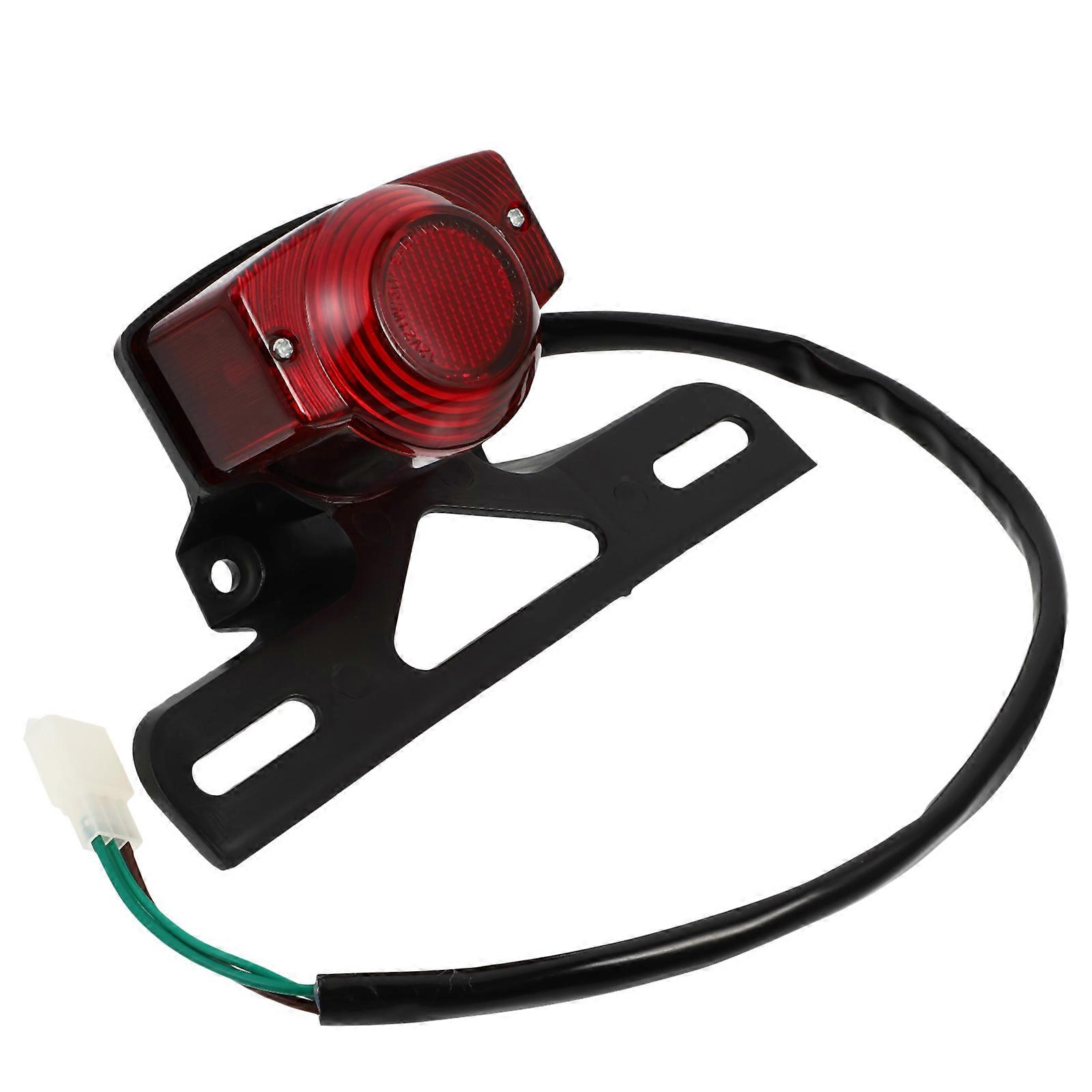 Motorbike Rear Light 1Pcs Tail Light for Motorcycle Use in Red Color Made of ABS