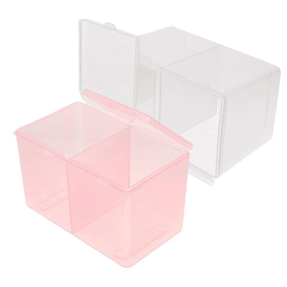 Cotton Swab Storage Case Compartments Box for Storage Use 10Pcs