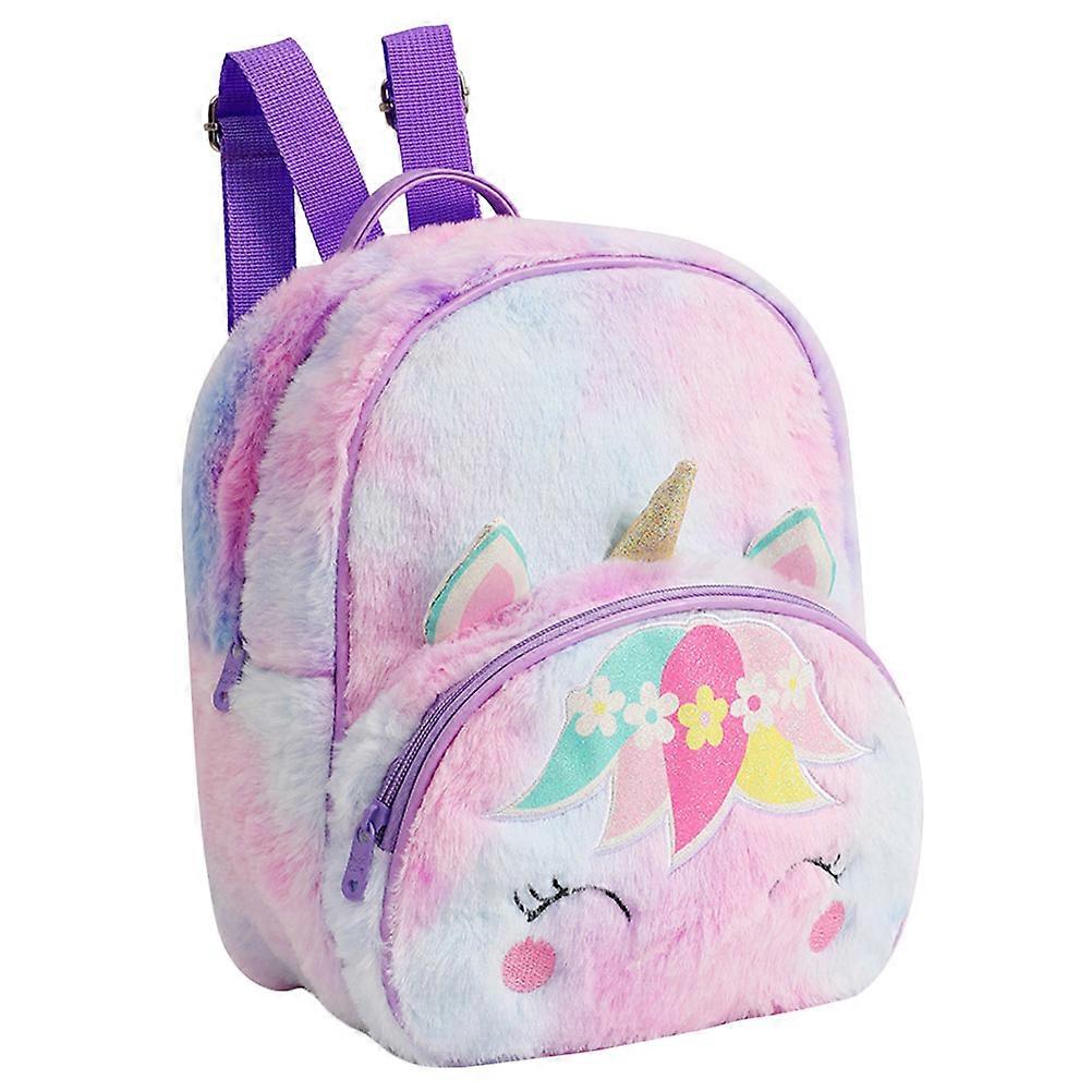 Delicate Design Small Unicorn Backpack For Girls Featuring Soft Material And Storage Function 4Pcs