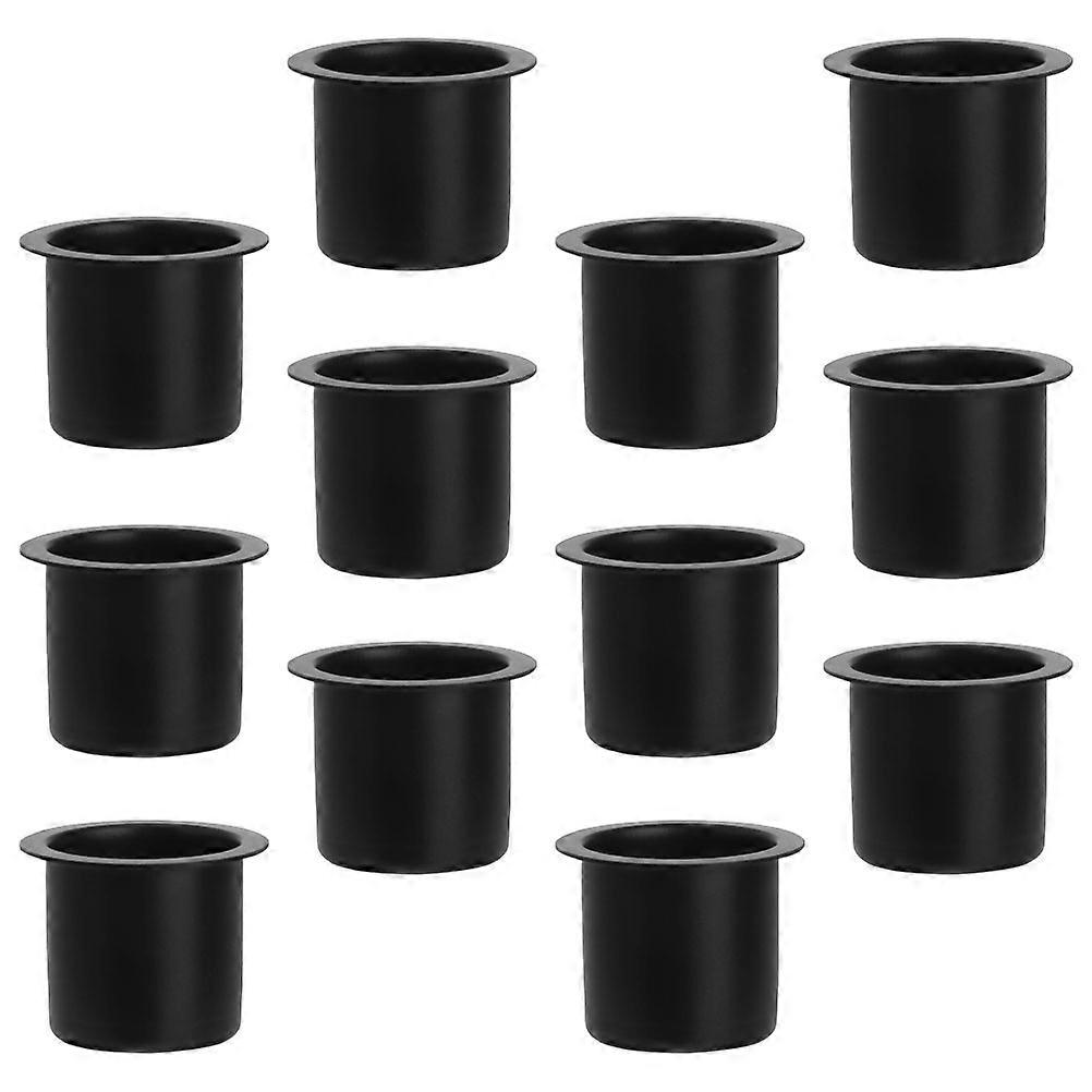 Black Iron Candle Cups for DIY Candle Making 24Pcs Decorative
