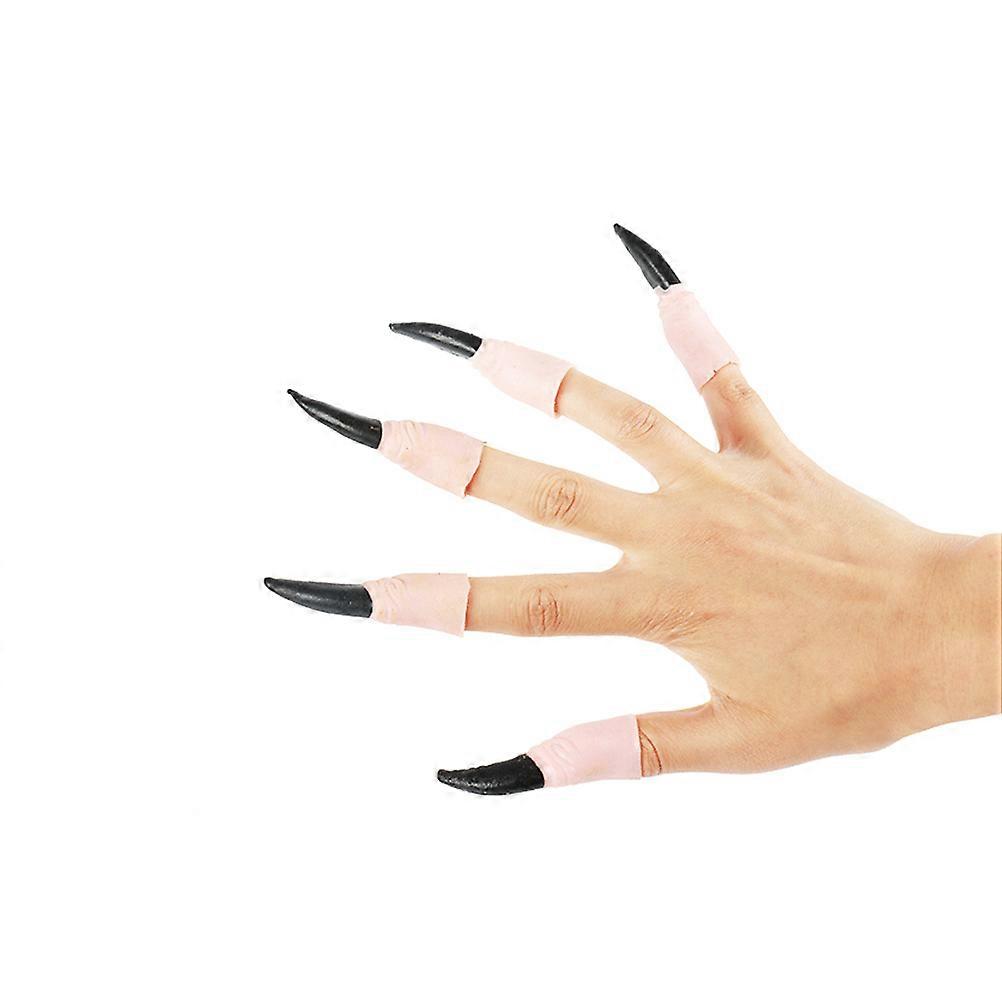 False Witch Nails Fake Finger for Costume Use 20Pcs Halloween Party