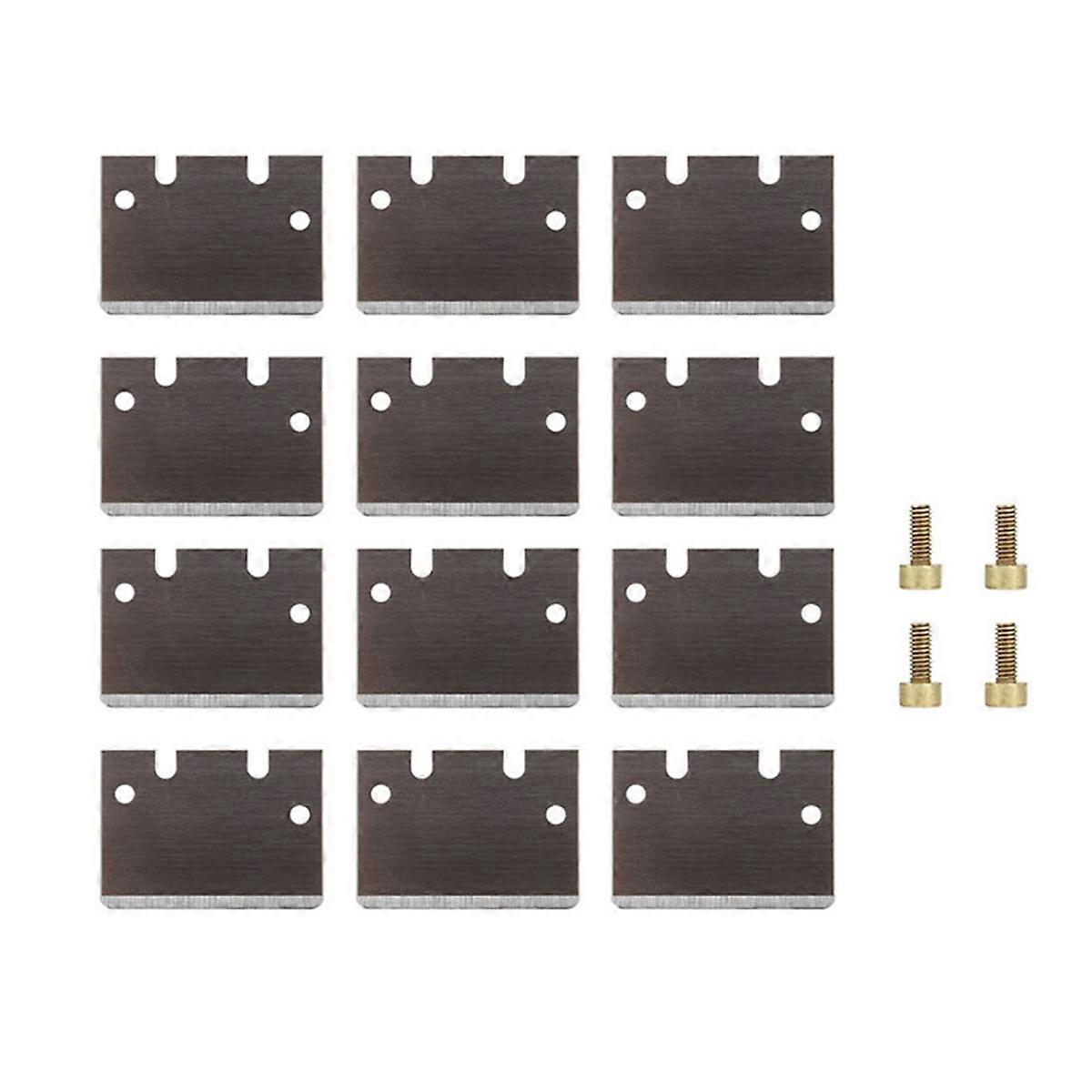 Versatile Tip for -100 Scraper for Printers Cooktop Surfaces Maintenance Bed PEI Platform Cleaning Scraper 12PCS
