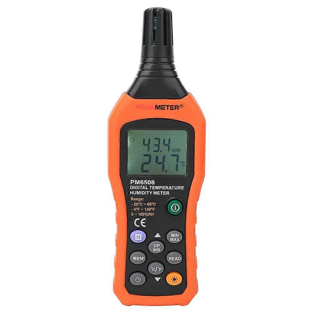 PEAKMETER PM6508 Digital Humidity and Temperature Meter Hygrometer Thermometer