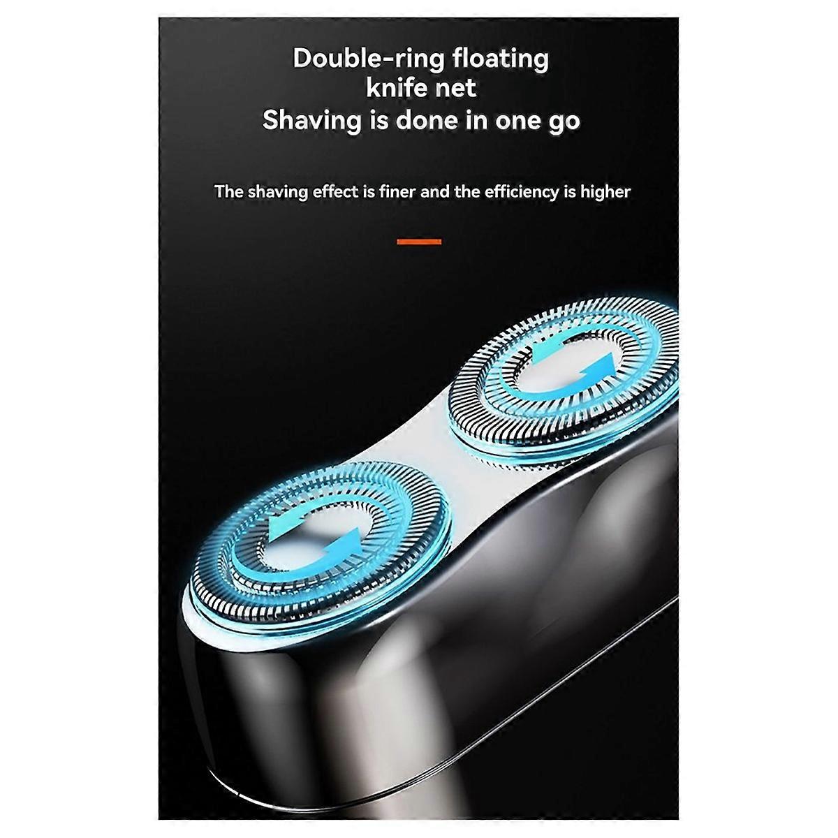 Electroplating Electric Shaver Washable Rechargeable Shaver