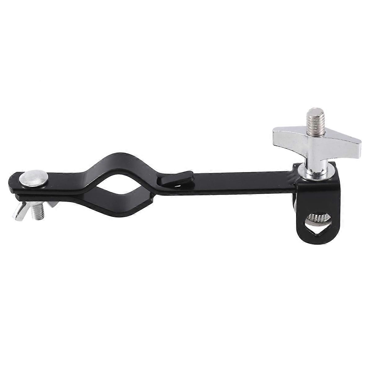 Cowbell Holder Clamp Drum Set Mounting Bracket for Jam Blocks Black
