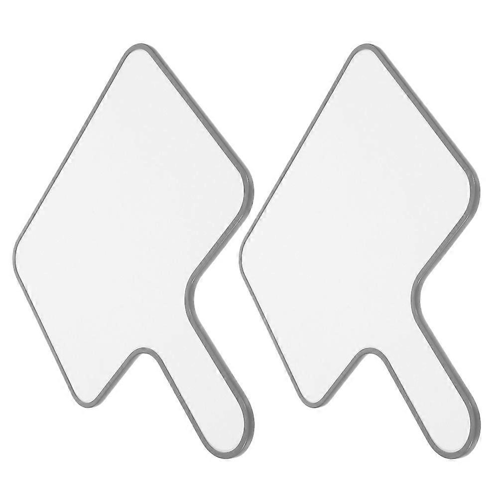 Dry Erase Answer Paddles Handheld White Board for Office Use 8Pcs