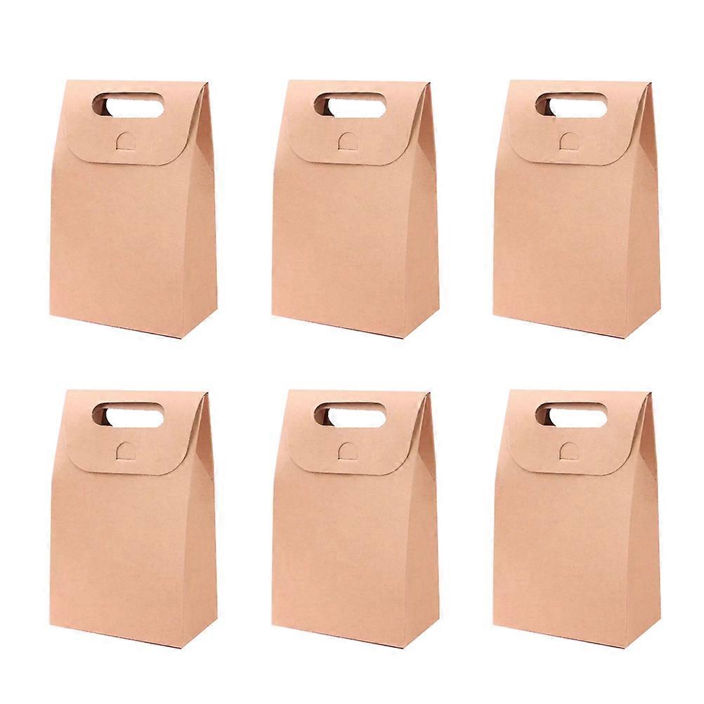 Kraft Paper Cookie Box Portable Biscuit Container for Storage Use 40Pcs
