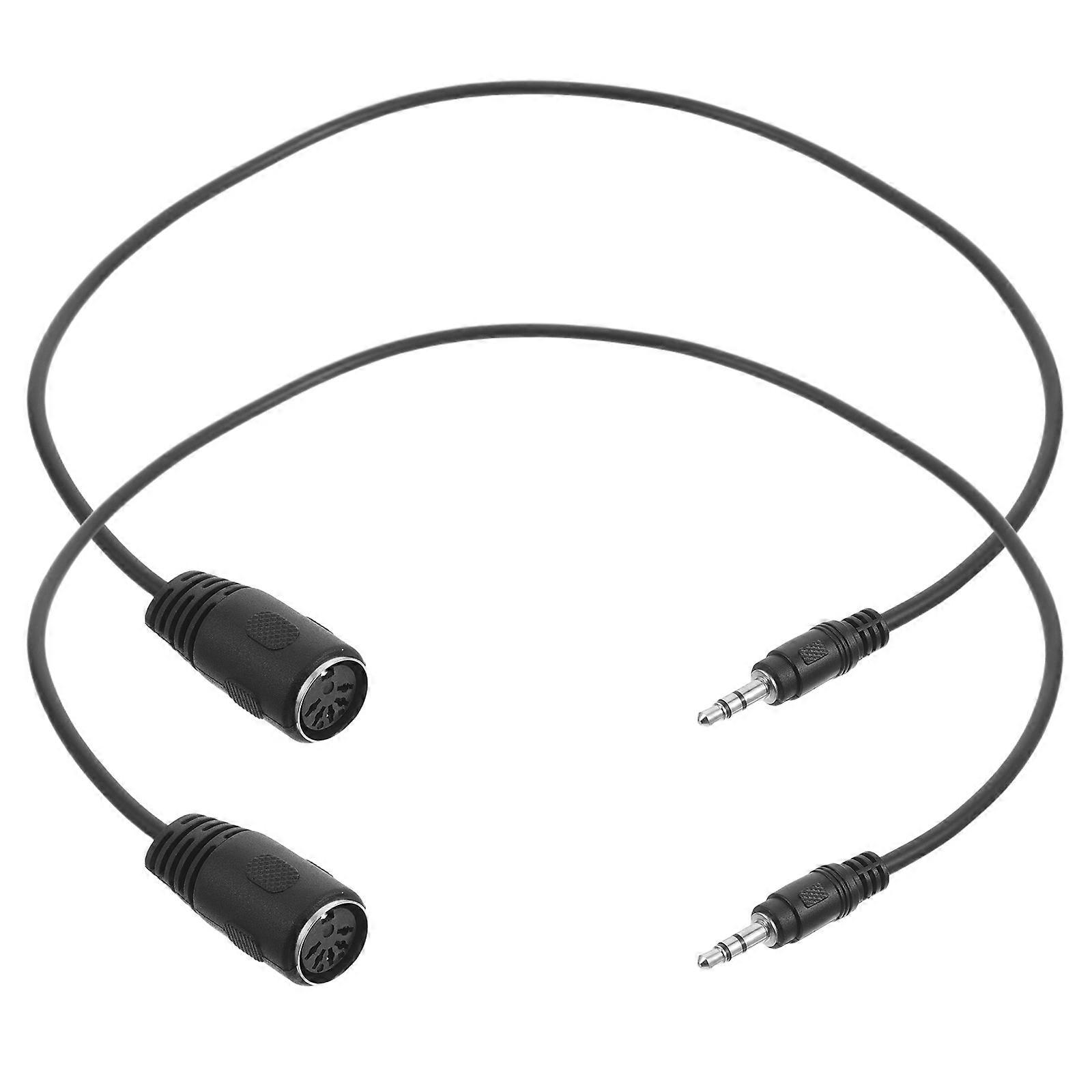 Trs Stereo Din 5-Pin Midi Cable Audio Connection Cable 10Pcs