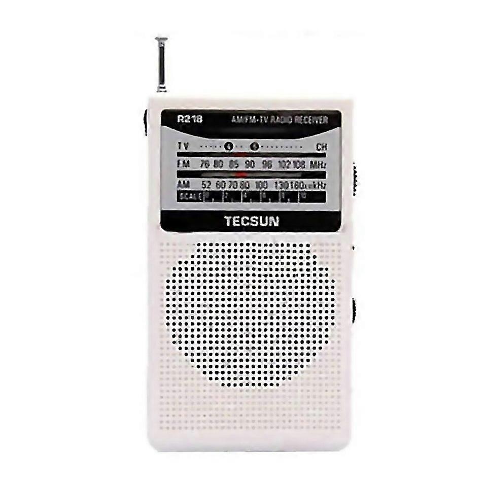 For Tecsun R218 Fmamcampus Broadcast Radio Portable Pocket Analog Dial Radio Standard No Battery Des
