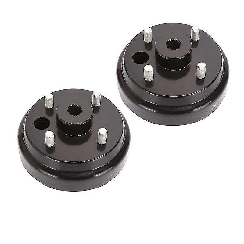 2Pcs Golf Cart Brake Drum Hub Assembly for 1982-Up