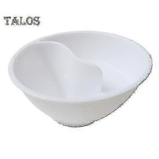 Cereal Milk Bowl Partitioned Anti-soggy BPA-free Creative Spiral Slide Lazy Snack Cereal Bowl for Dinning Room f54 miao8
