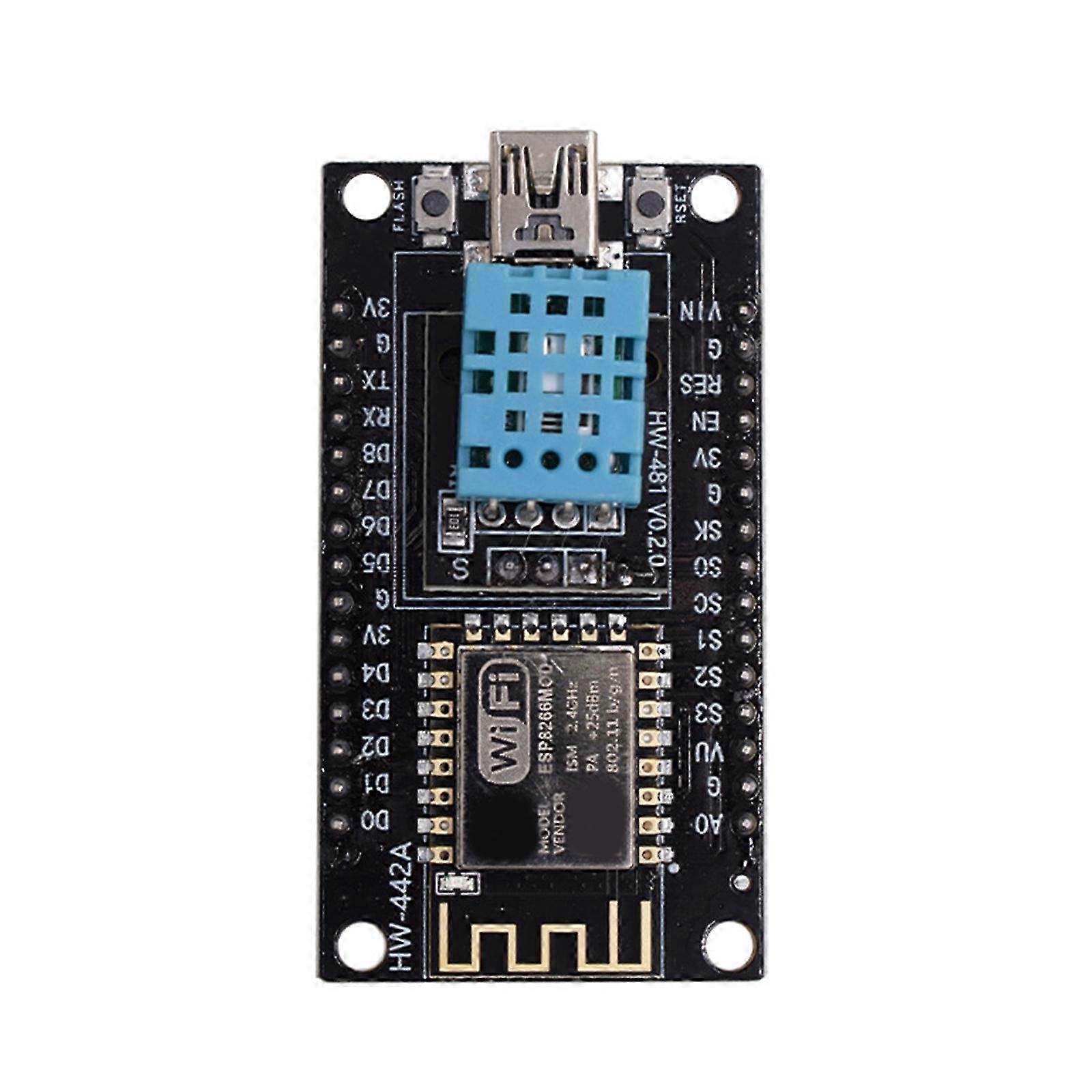 Powerful ESP8266 CH340 Development Board with Integrated Sensor for IoTs and Innovators 25-26s