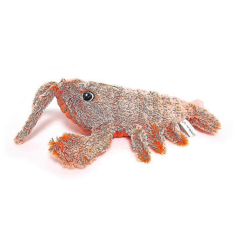 Elektrik Simülasyon Zıplayan Istakoz Kedi Oyuncağı, Usb Şarj Elektrikli Hareketli Kedi Balığı Catnip Oyuncağı, Kediler ve Köpekler için Evcil Hayvan Oyuncakları