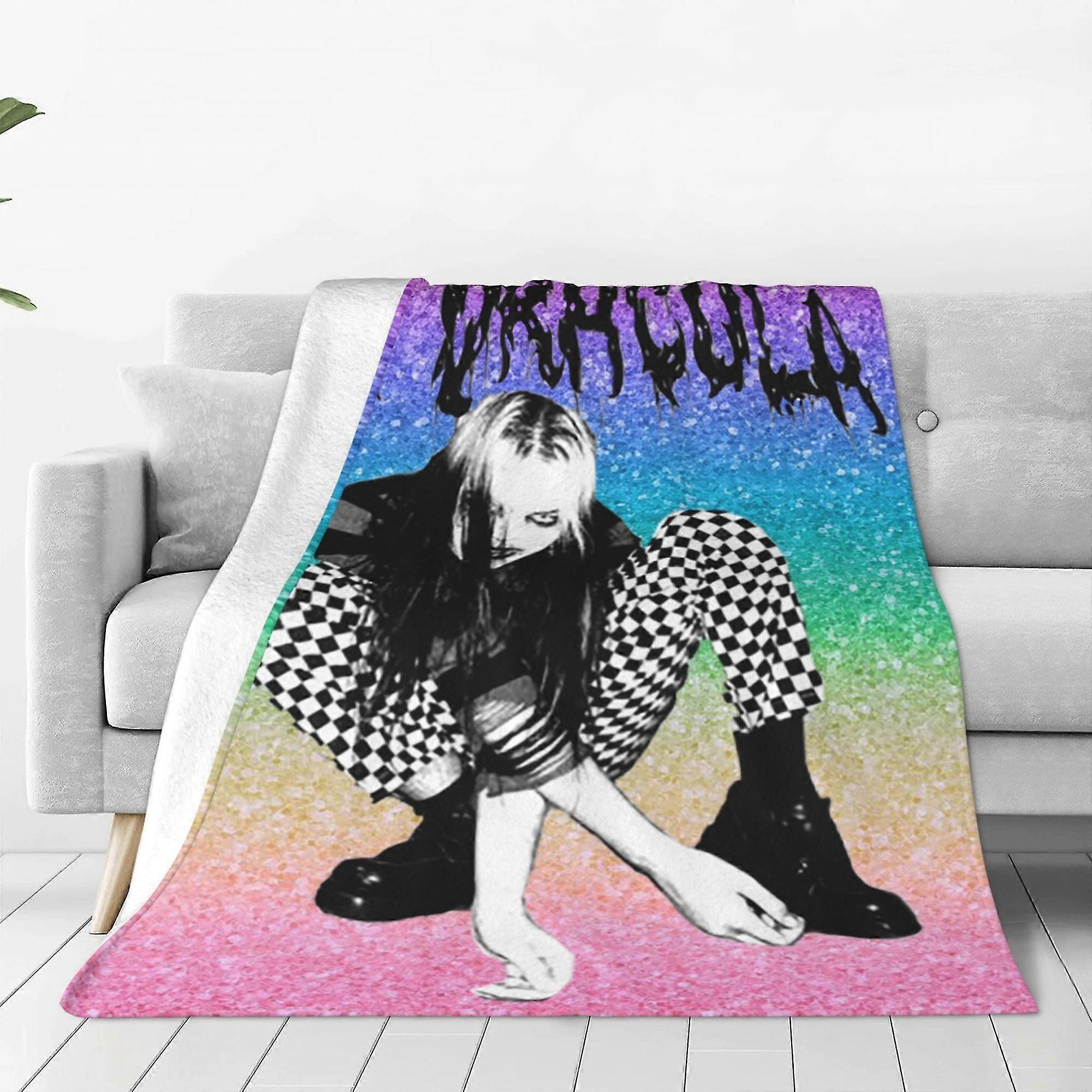 Blanket Kim Dracula Blanket Throw Lightweight Soft Air Conditioning Flannel Blankets for Bed Couch Sofa Party DecorationsEUB563