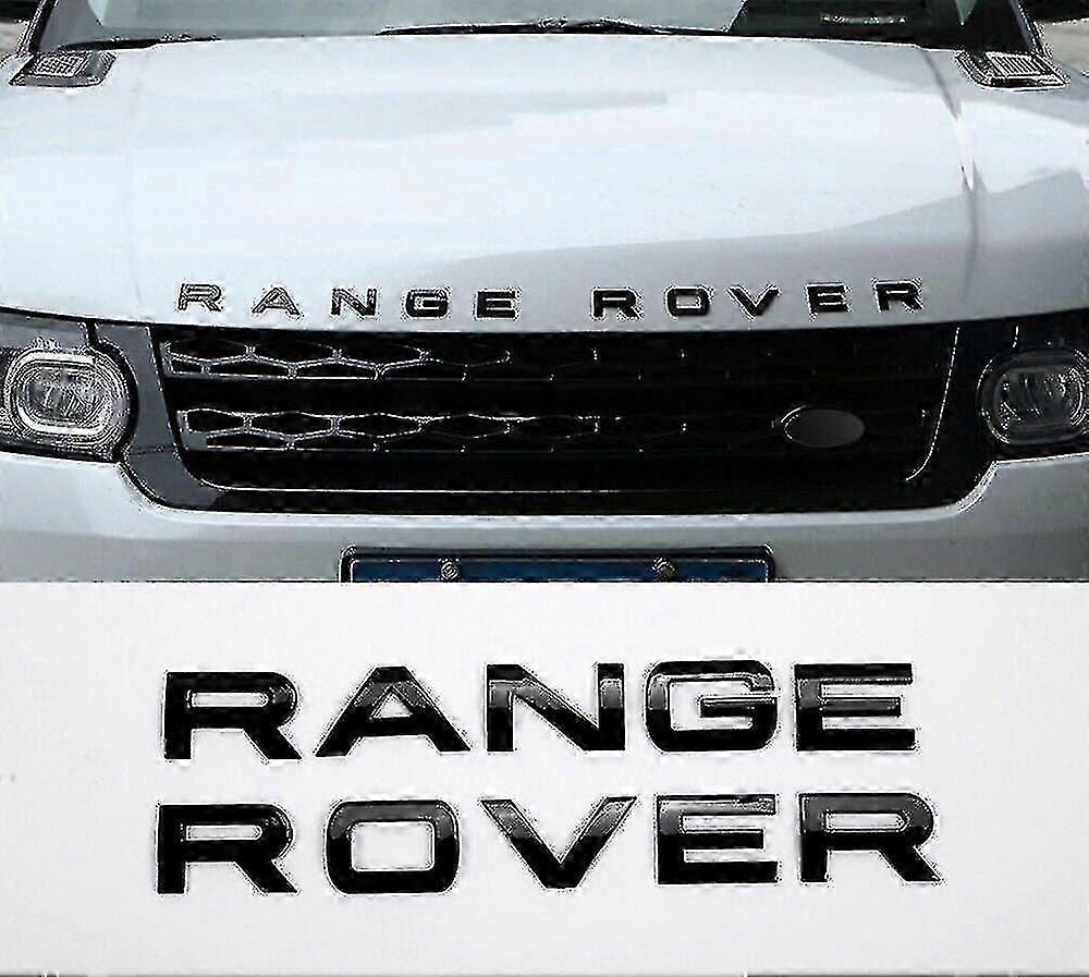 For Range Rover - Gloss Black Lettering Badge Emblem Set For Vogue Sport And Evoque Models
